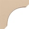 Ekena Millwork 2"W x 10"D x 10"H Thin Legacy Rough Cedar Woodgrain TimberThane Corbel, Primed Tan CORUR02X10X10LGYRCPR - alternate 6